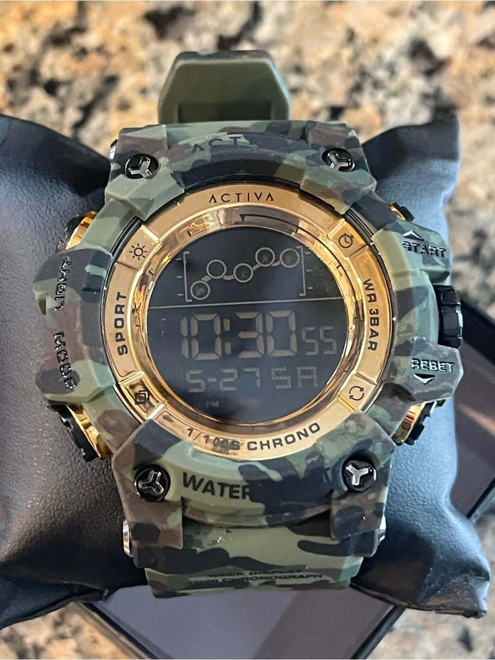 Activa X Invicta Digital Summit Unisex Watch - 50mm. Army Green, Camouflage new
